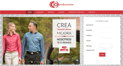 Desktop Screenshot of cioproducciones.com